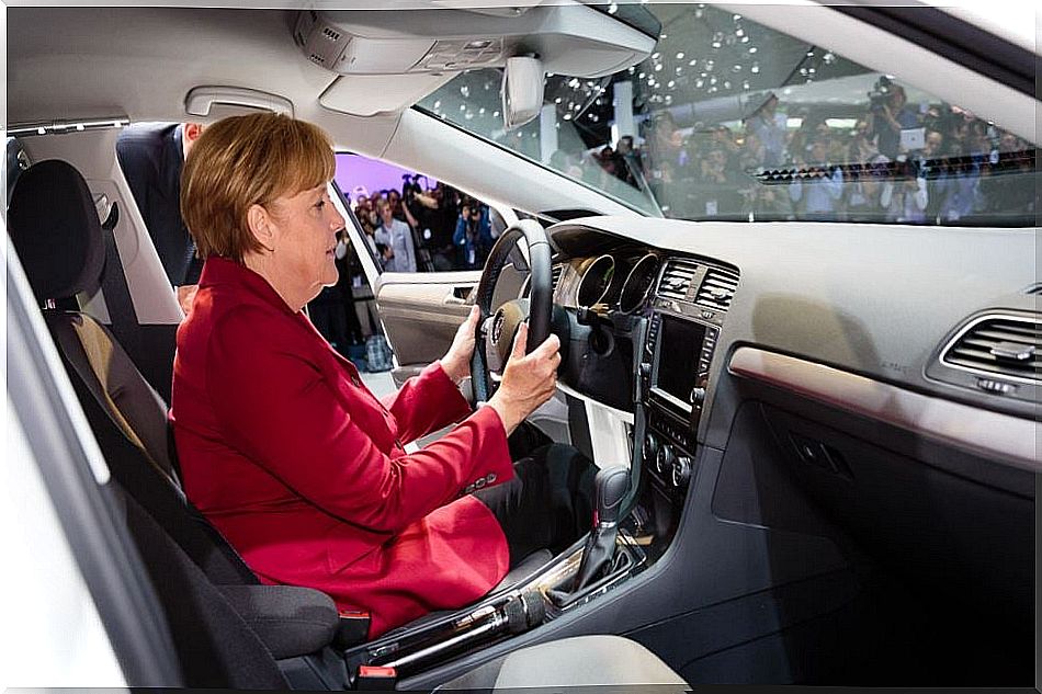 Angela Merkel's car