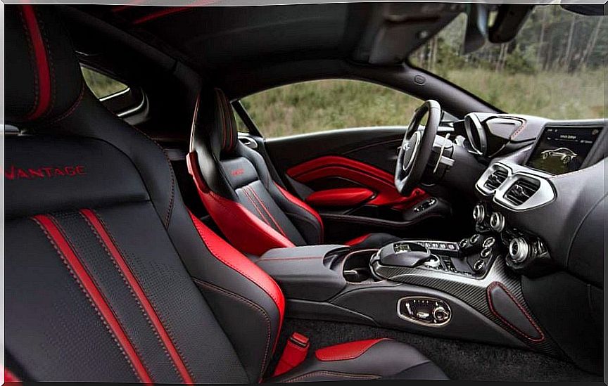 New Aston Martin Vantage luxury supercar interior