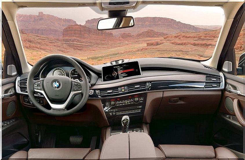 Interior appearance of the BMW X5.