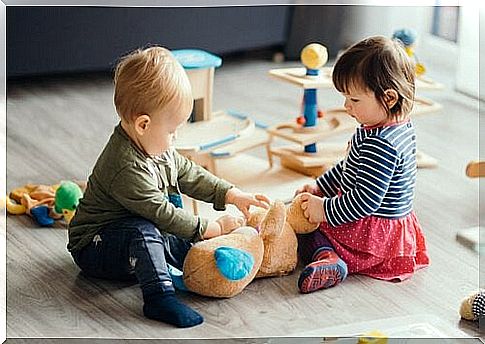 Children can make new friends at daycare