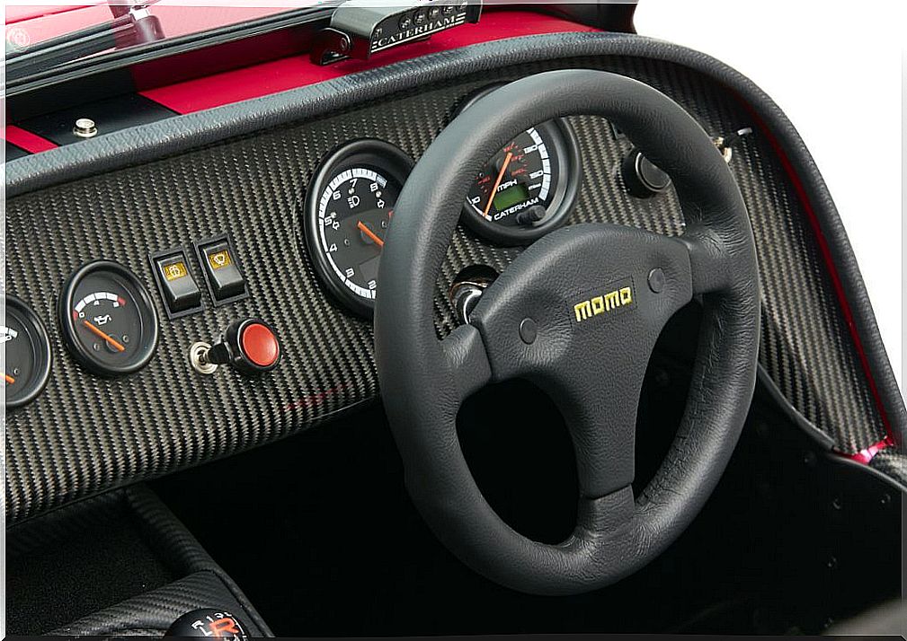 Deportivo Caterham Seven 420: cockpit