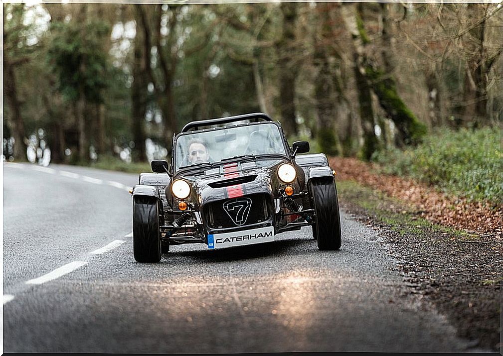 Caterham Seven 620S sports car: front