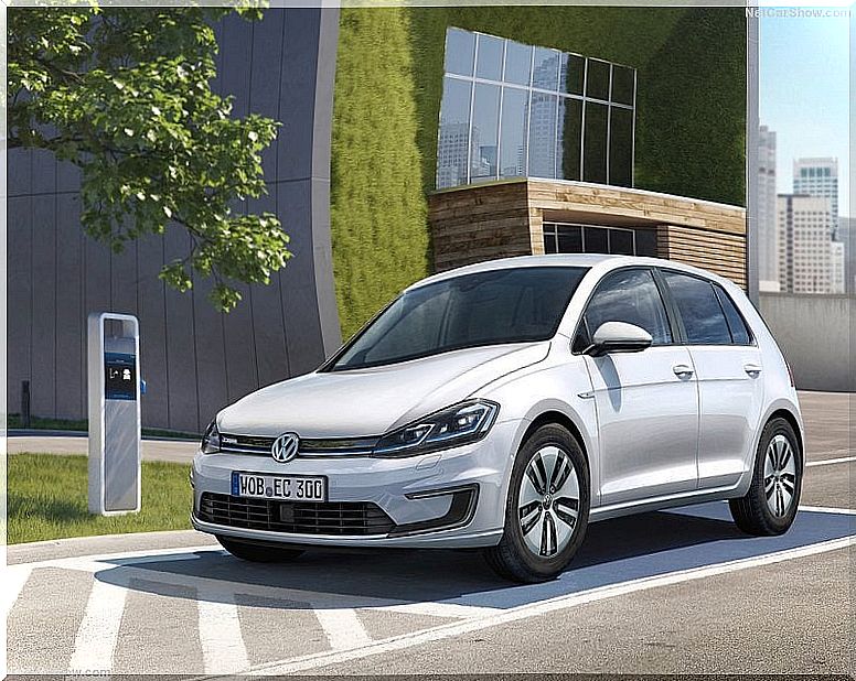 Volkswagen e-Golf electric: front