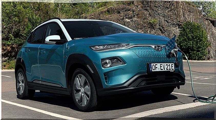 Hyundai Kona Electric.