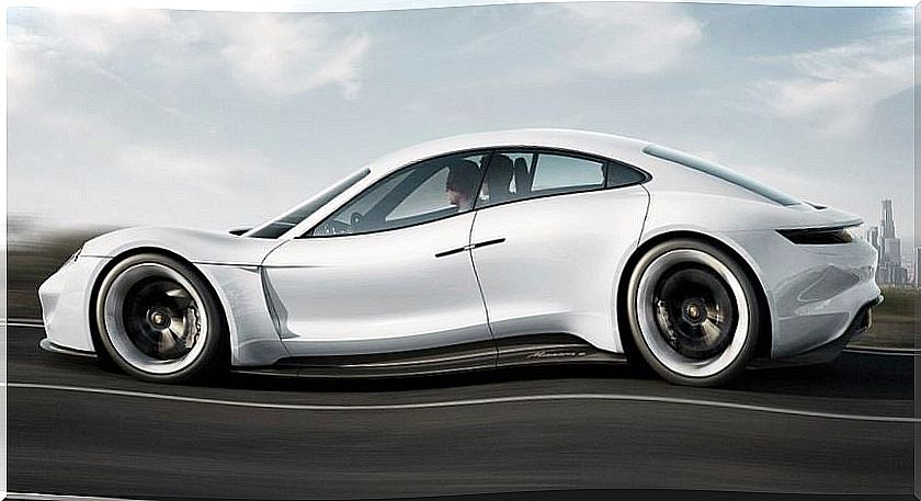 Porsche Mission E concept.