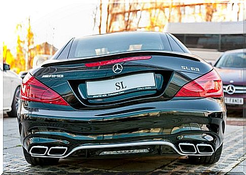 Mercedes AMG SL 63 or 65: rear