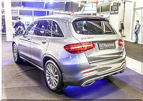 2017 Mercedes GLC SUV: rear