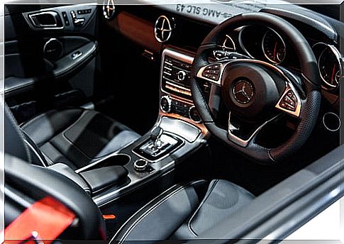 Mercedes SLC sports roadster: interior