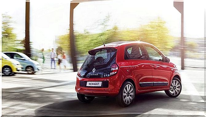 Design of the new Renault Twingo.