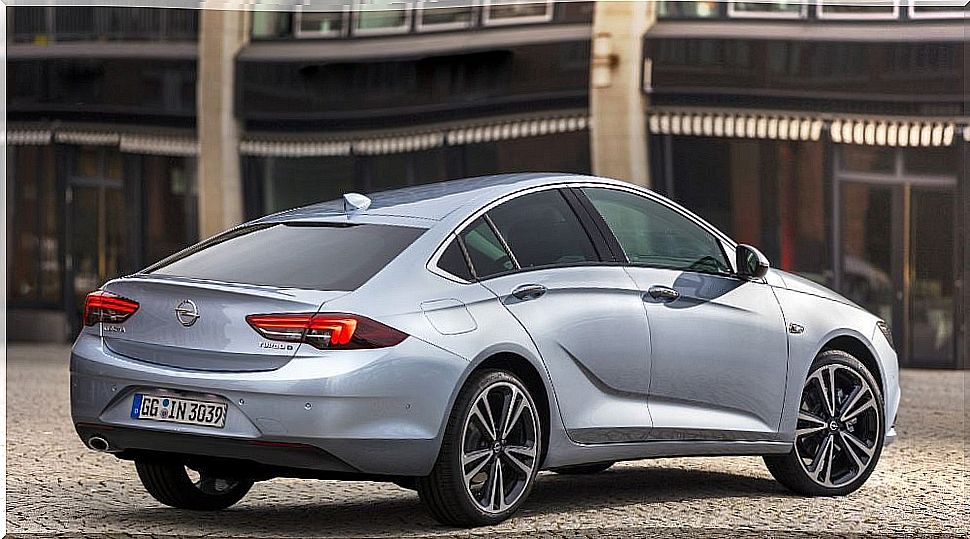 Rear of the Opel Insignia.