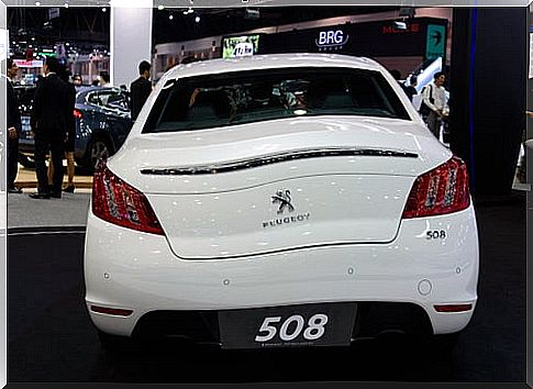 Peugeot 508 4 doors: rear