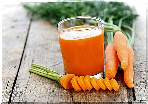 Carrot juice is good for the liver